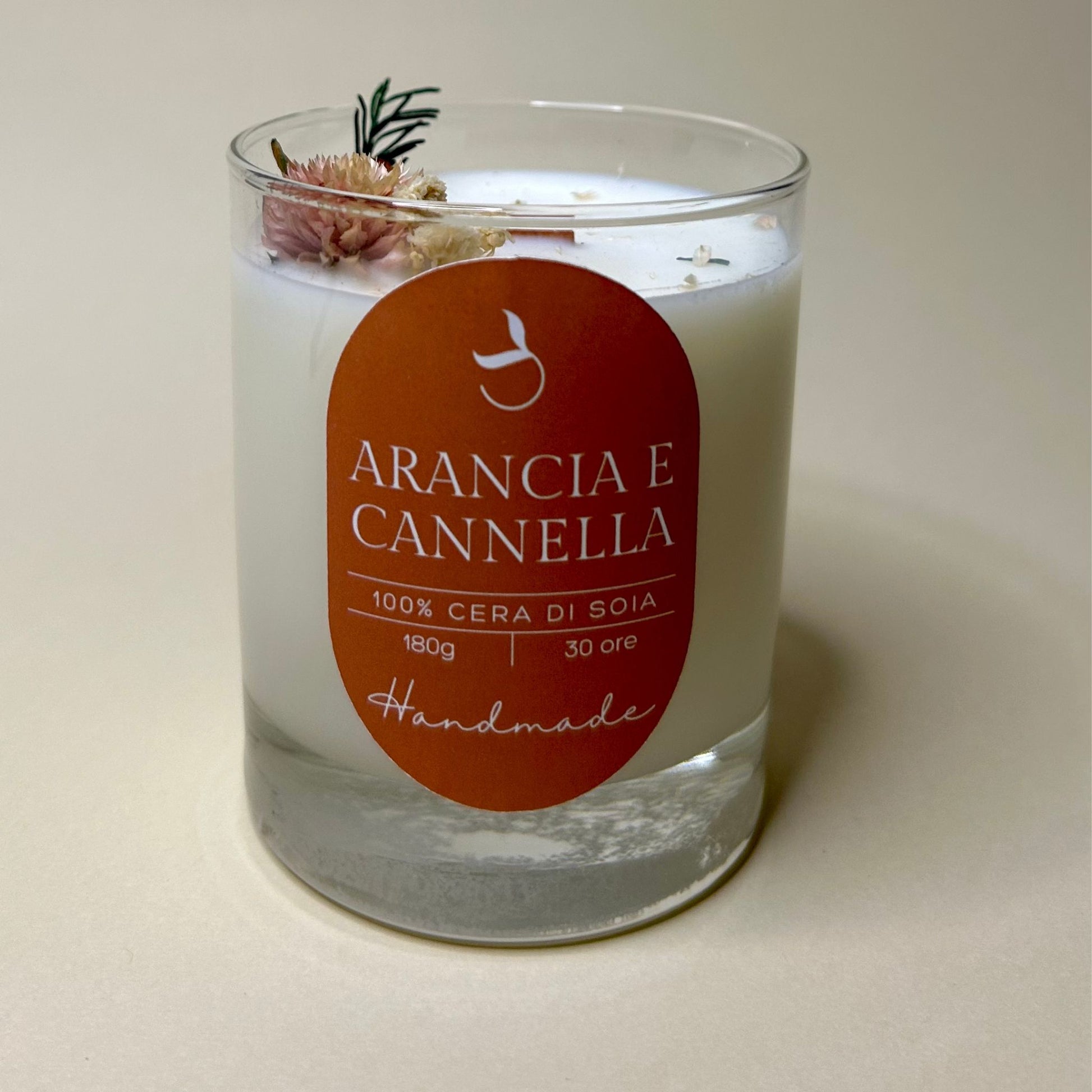 Candela Artigianale Arancia e Cannella