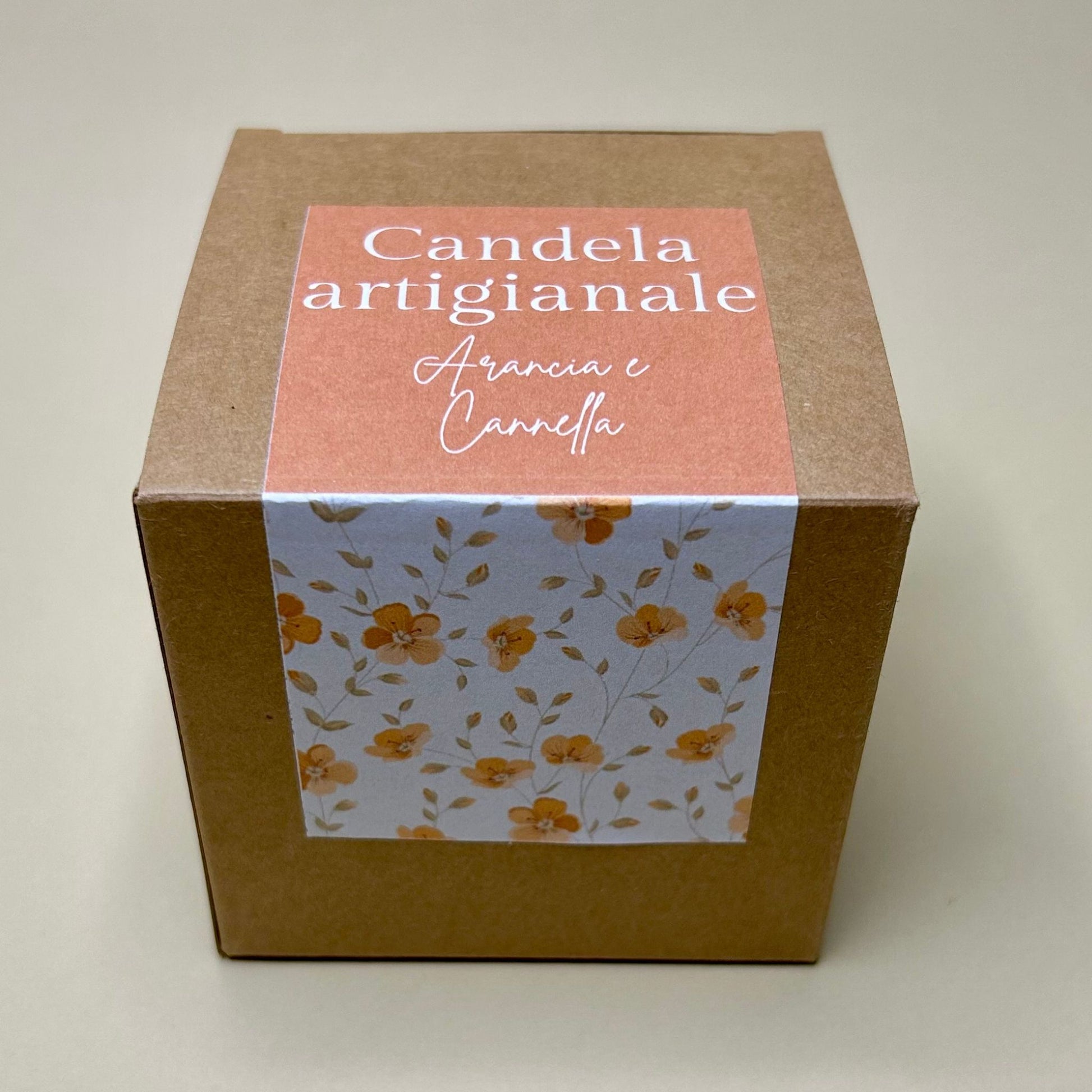 Candela Artigianale Arancia e Cannella Esterno