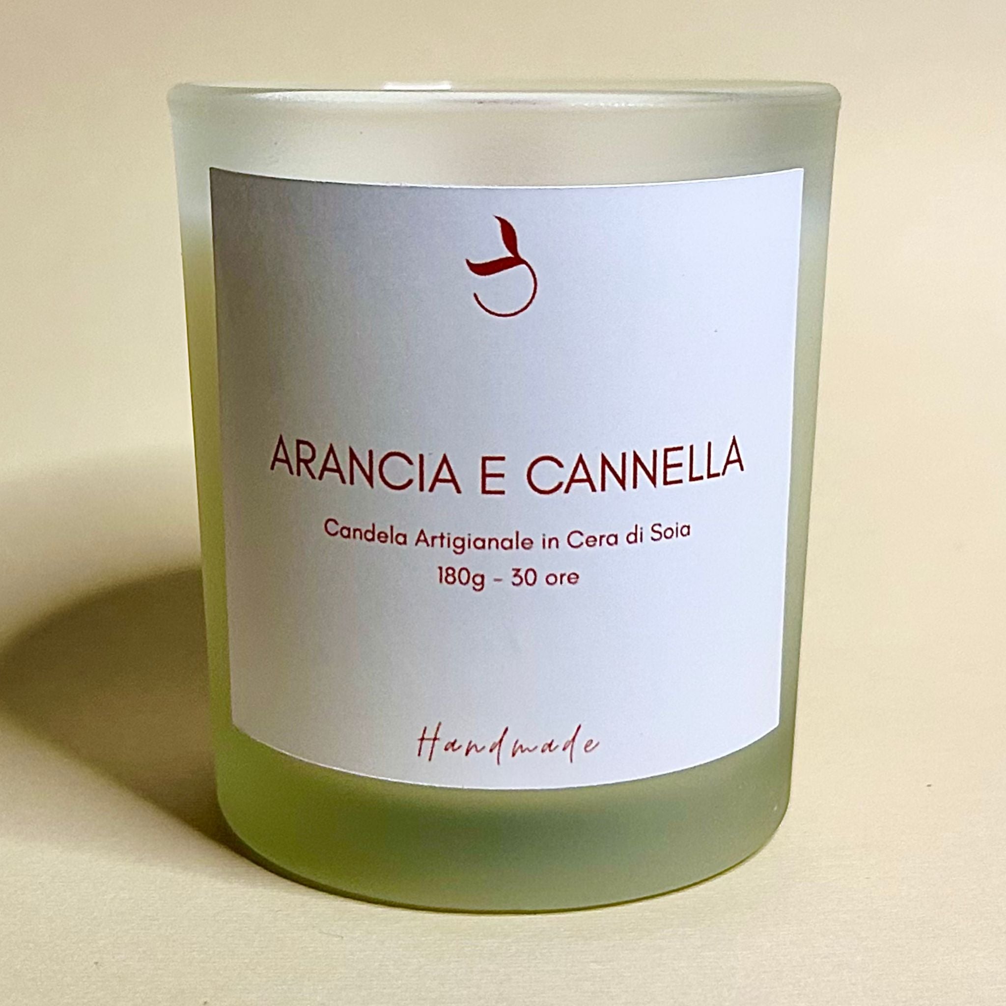 Candela Cera di Soia Arancia e Cannella