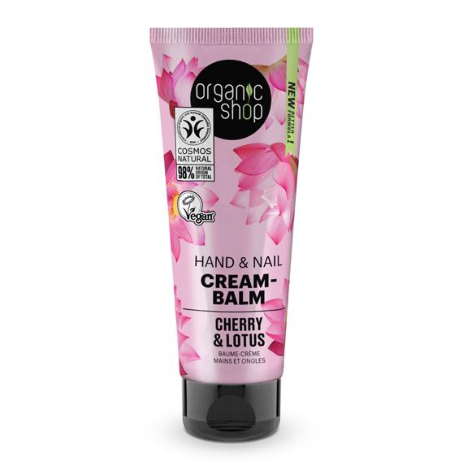 Crema mani e unghie – Ciliegia e fiori di loto