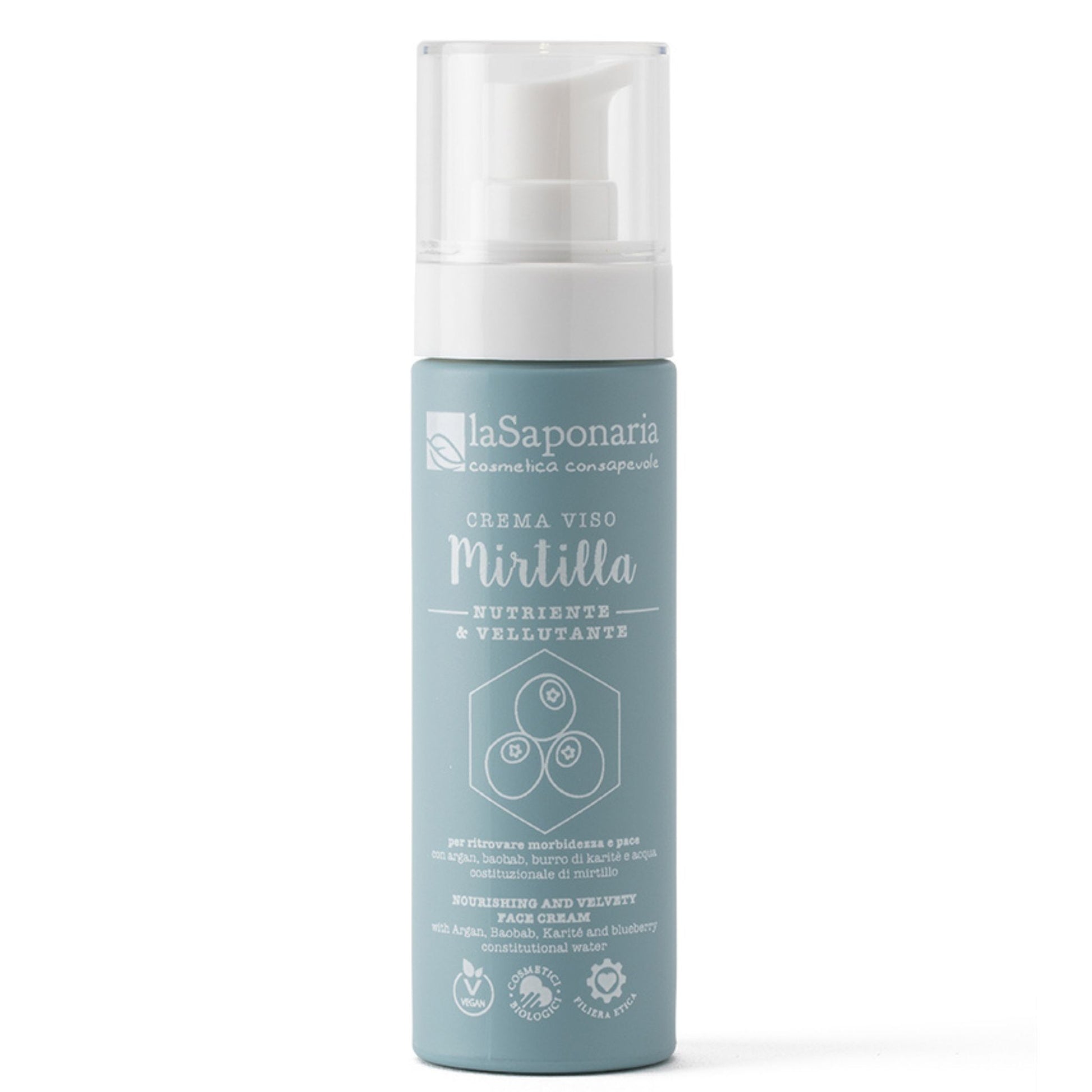 Crema viso nutriente Mirtilla