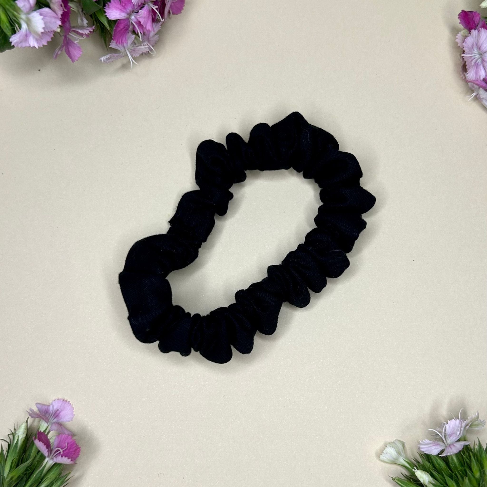 Elastico nero cotone