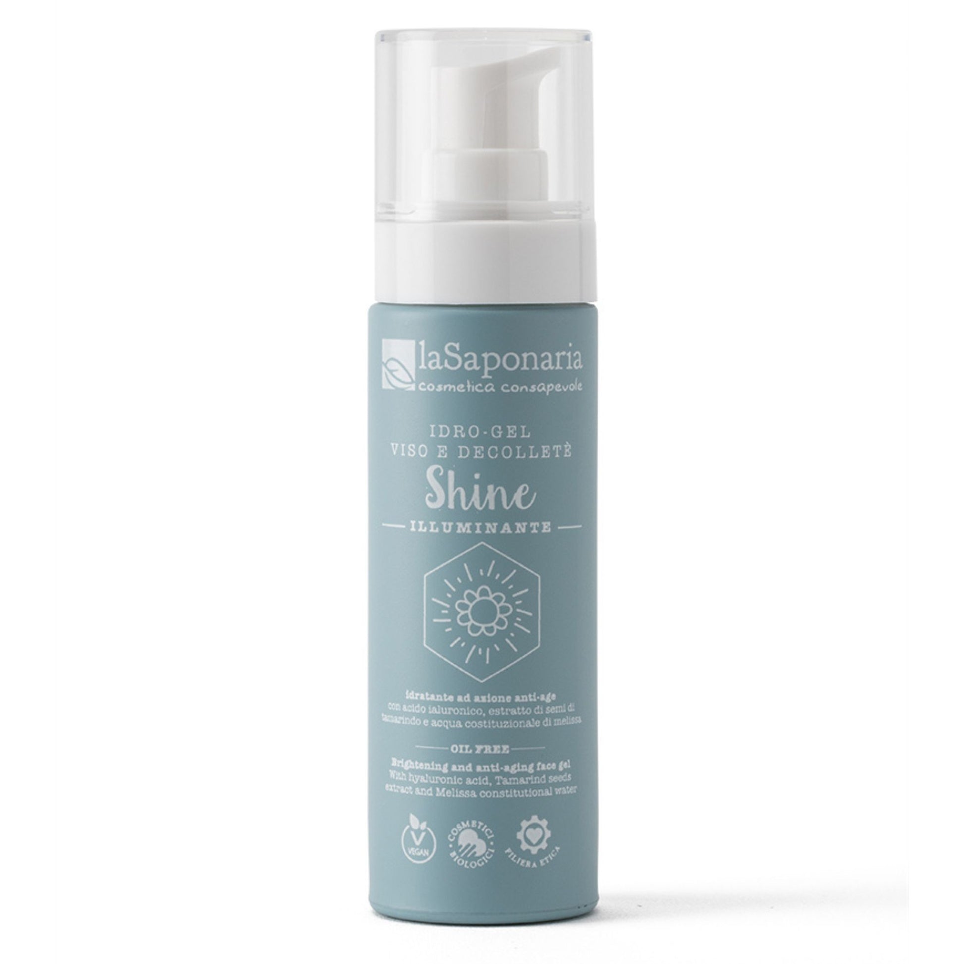 Idro-gel viso illuminante shine