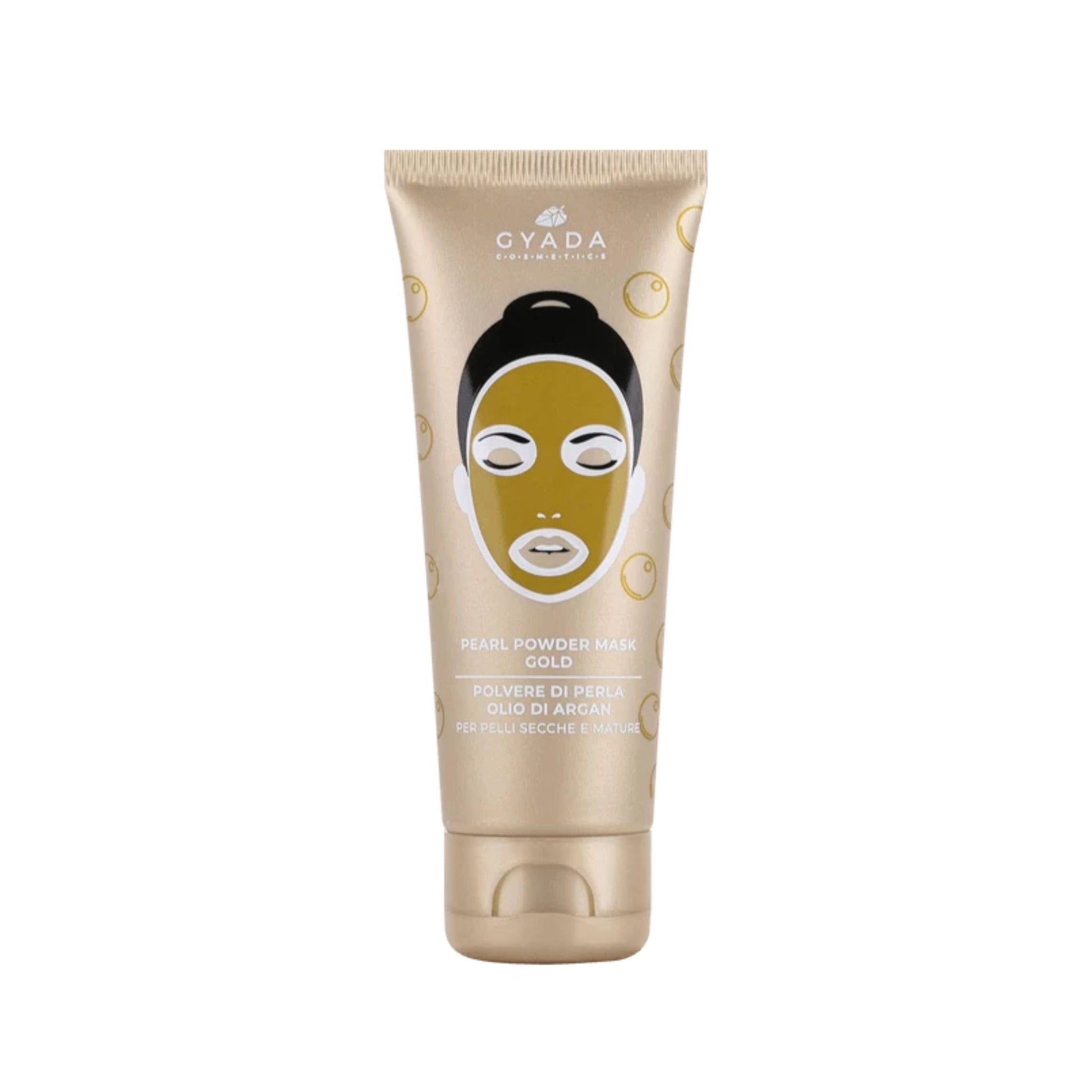Maschera Viso con Polvere di Perla – Gold
