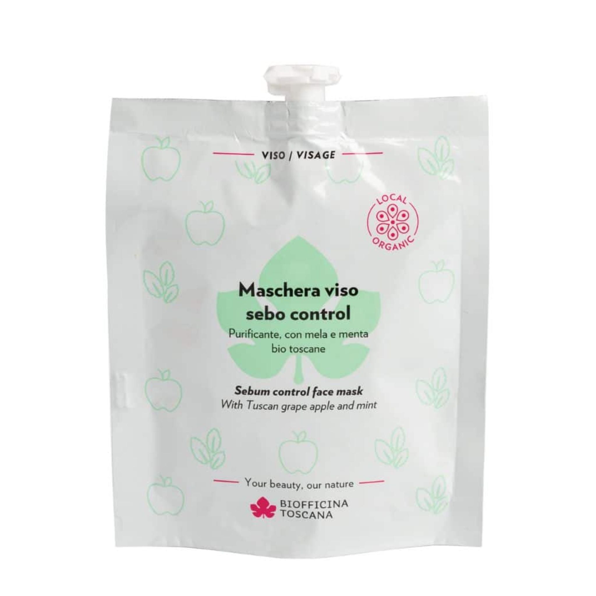 Maschera viso sebo control