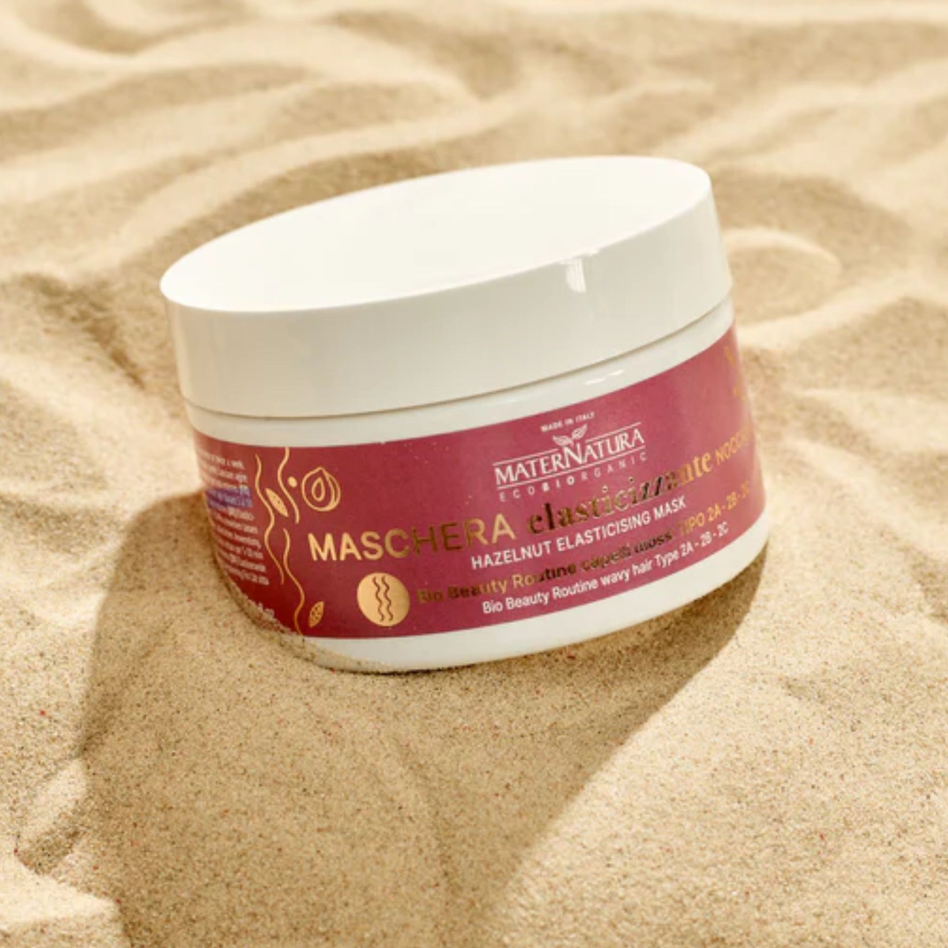 Maschera Elasticizzante Capelli Mossi alle Nocciole