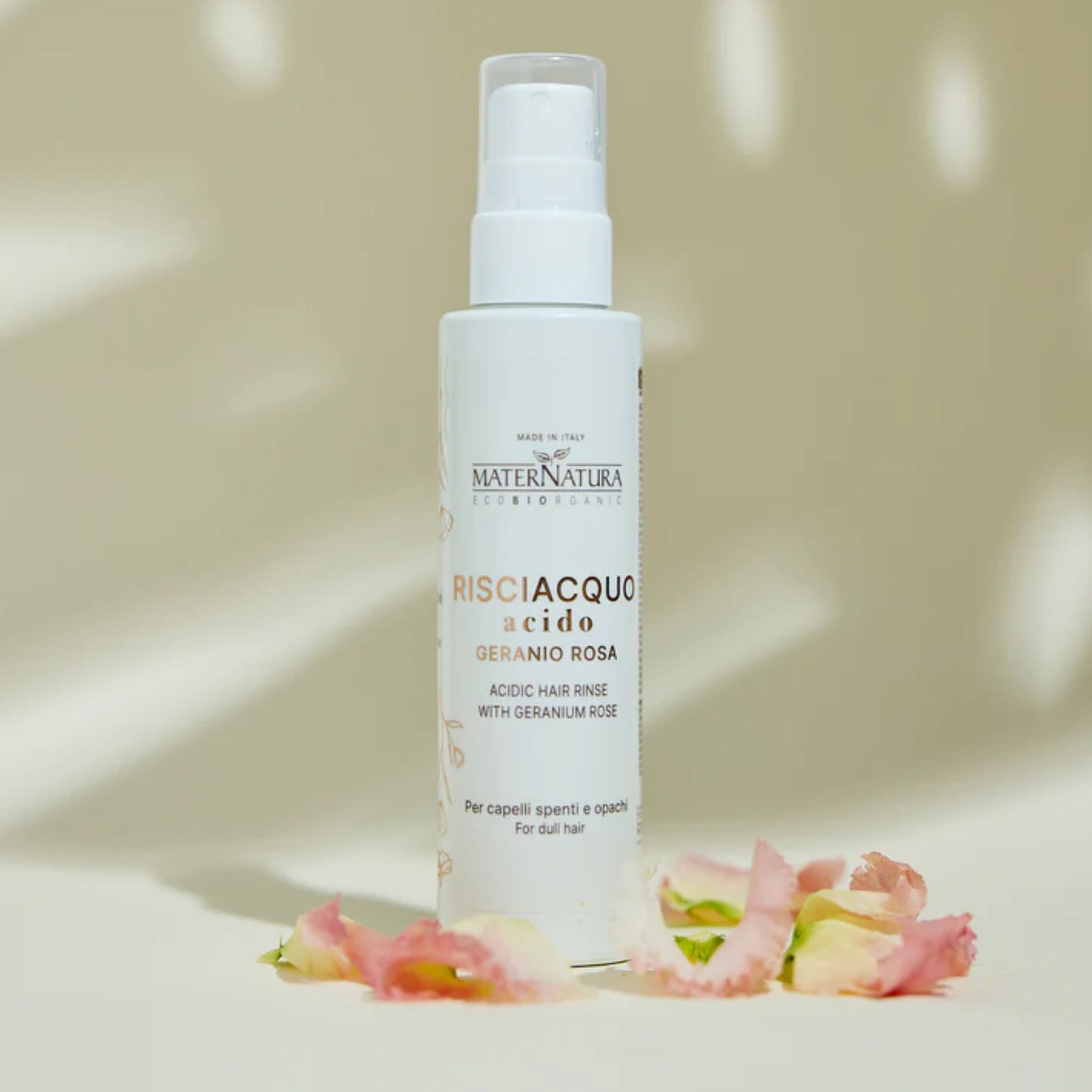 Risciacquo Acido Capelli al Geranio Rosa