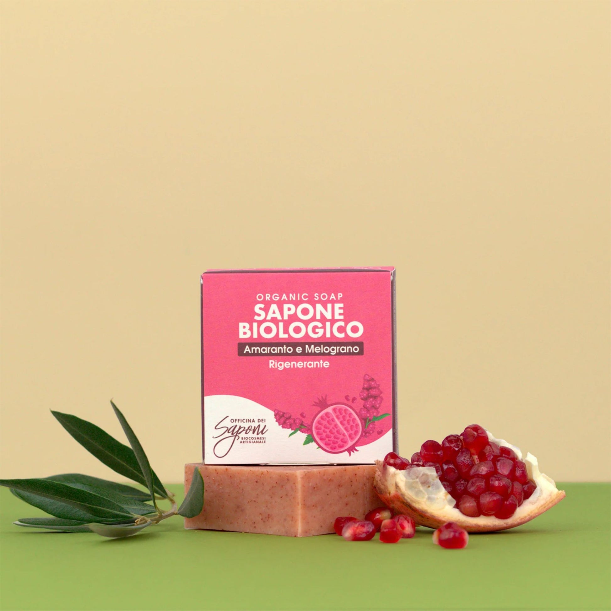 Sapone Biologico Amaranto e Melograno