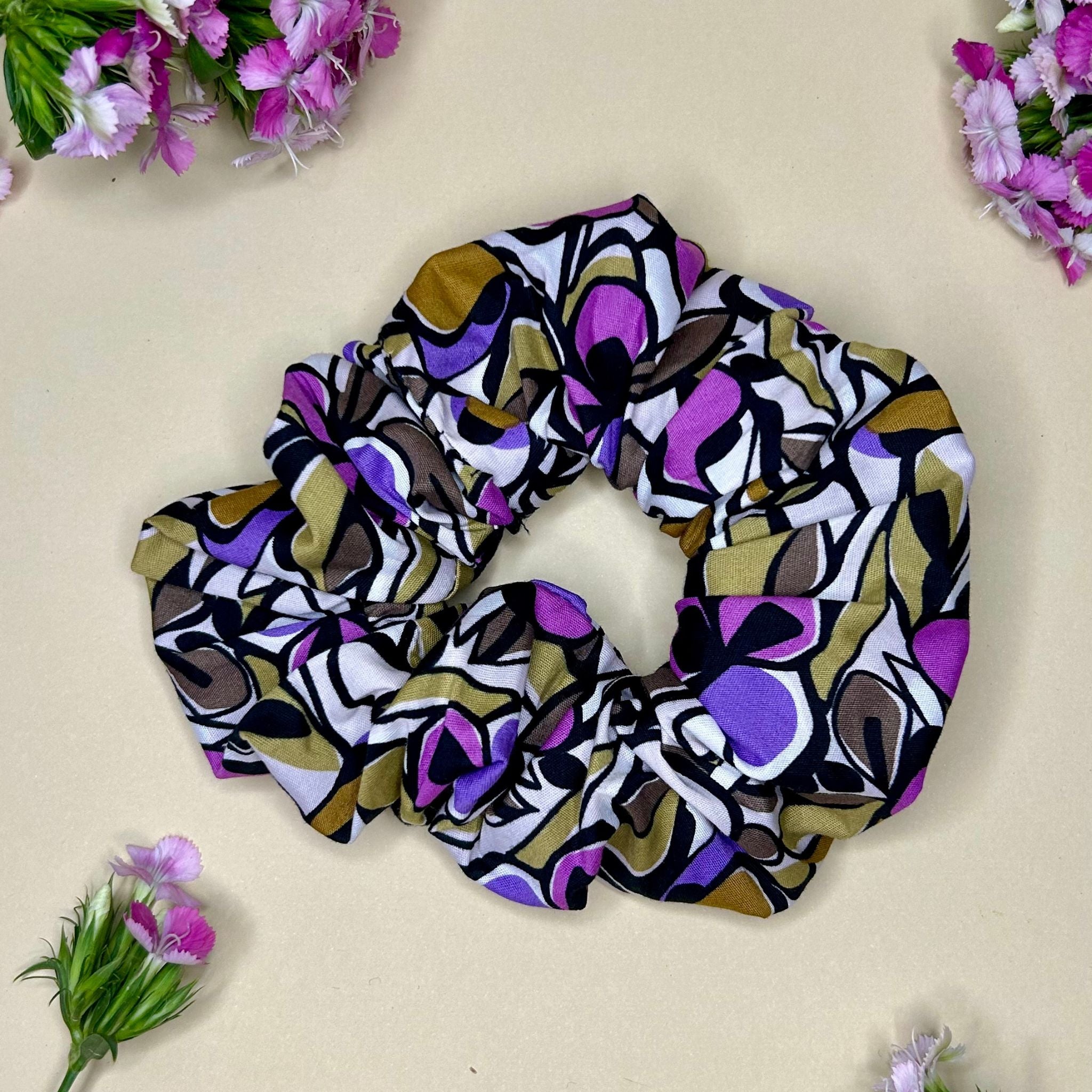 Scrunchie fantasia in tessuto