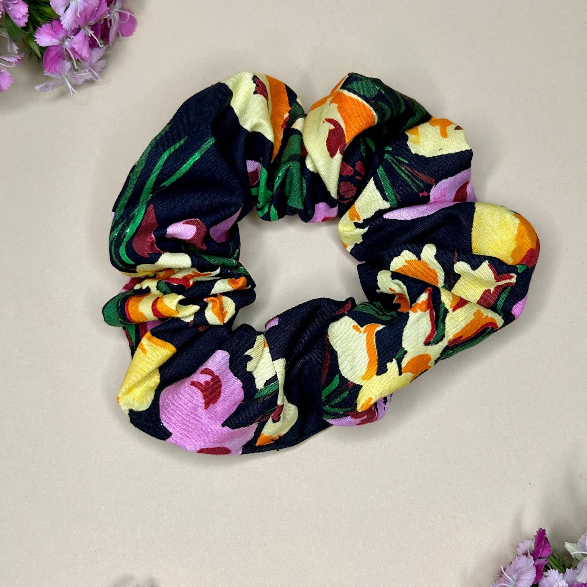 Scrunchie fiori