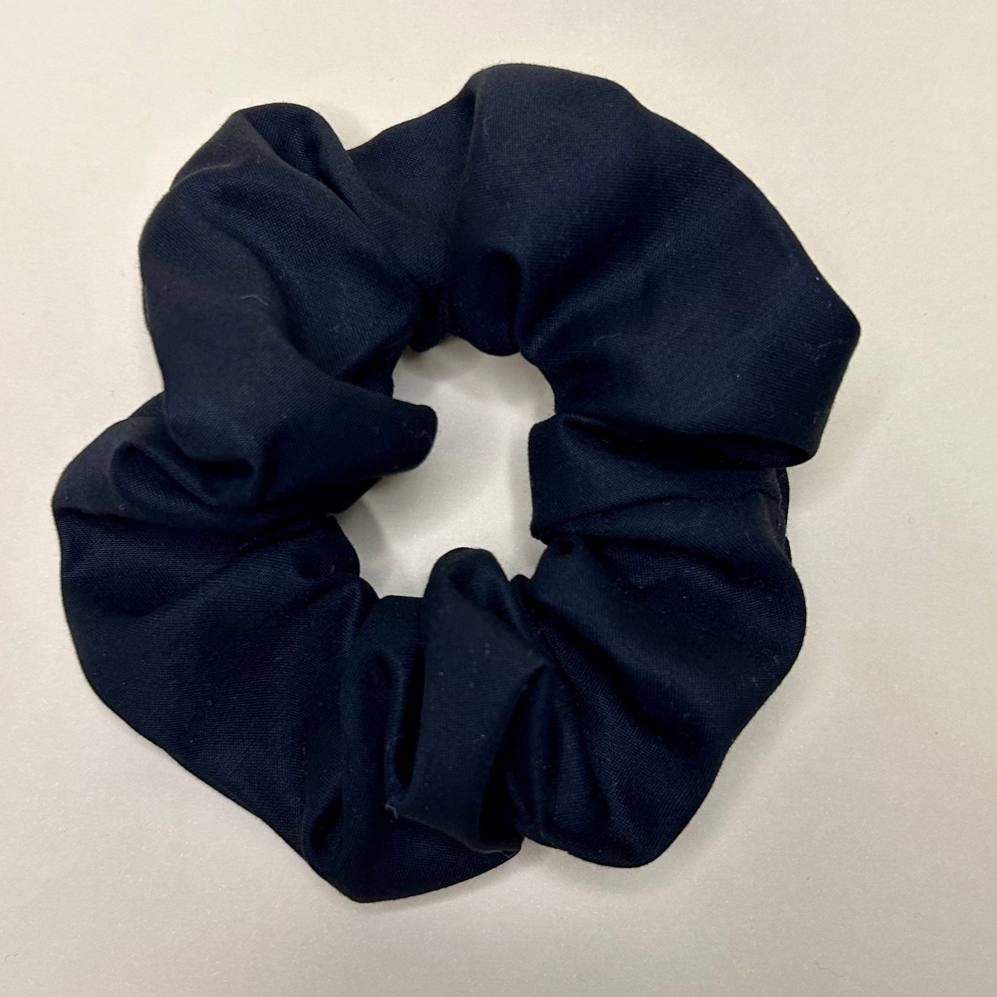 Scrunchie nero cotone
