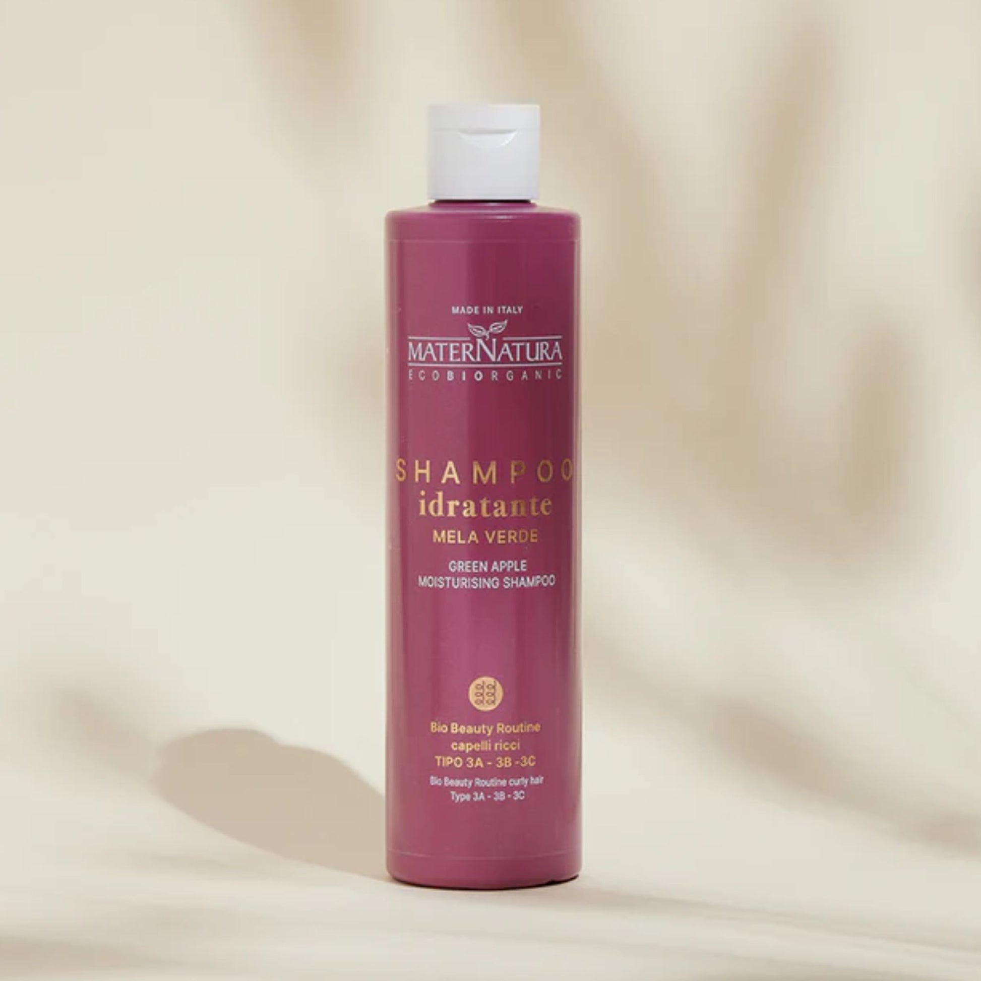 Shampoo Idratante Capelli Ricci alla Mela Verde