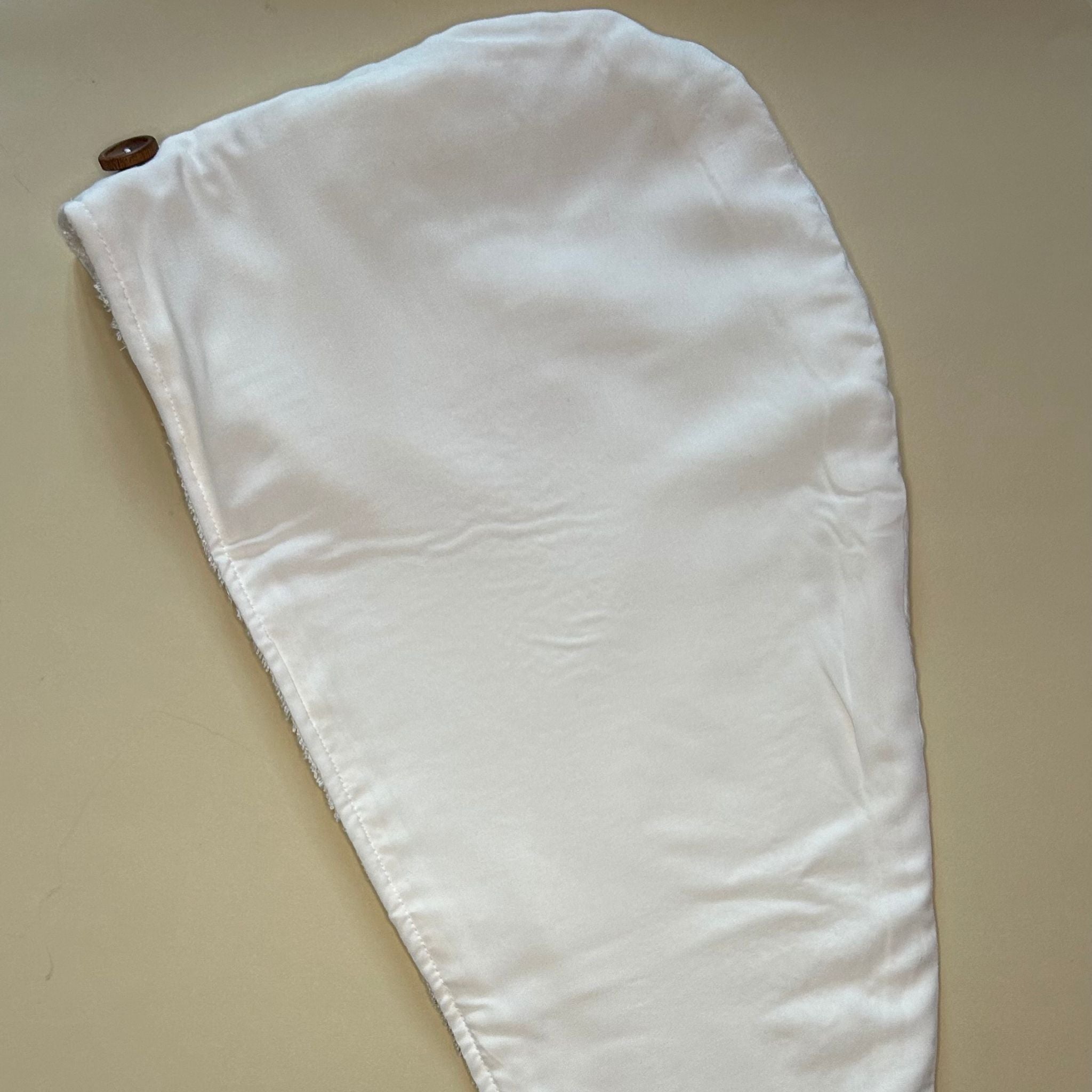 Turbante Capelli Bambù Bianco