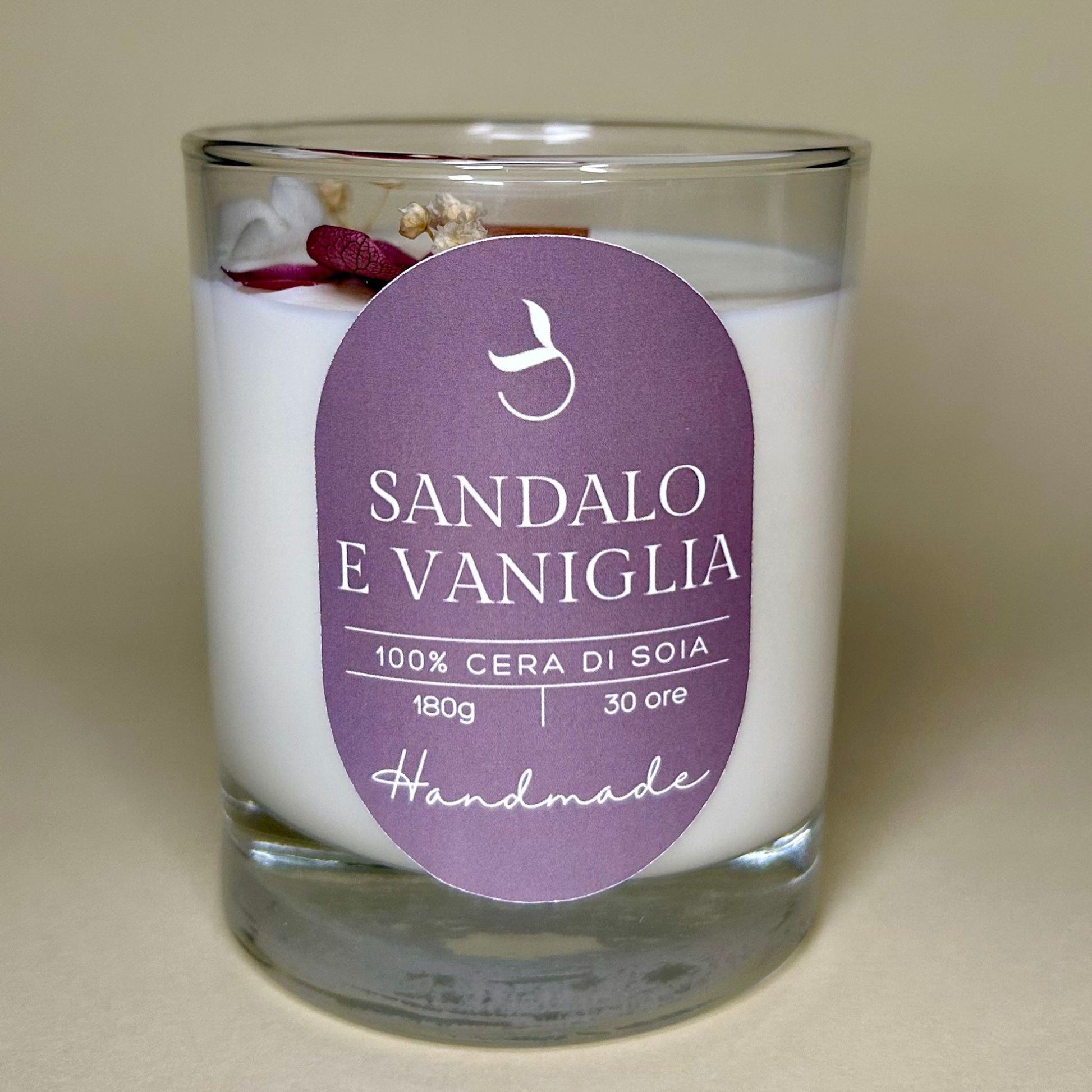 Candela Artigianale Sandalo e Vaniglia