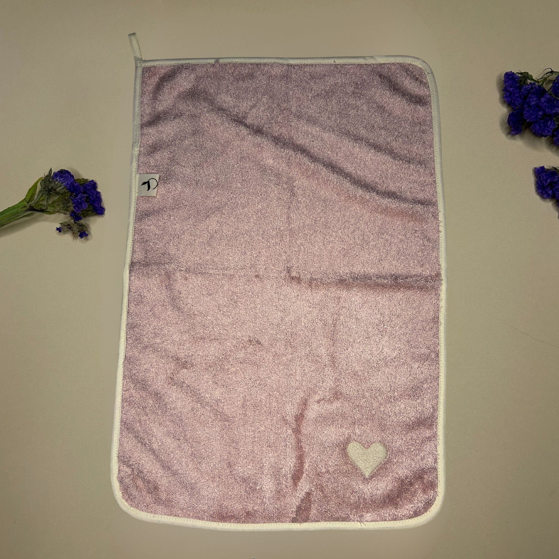 Asciugamano Viso Bambù Rosa