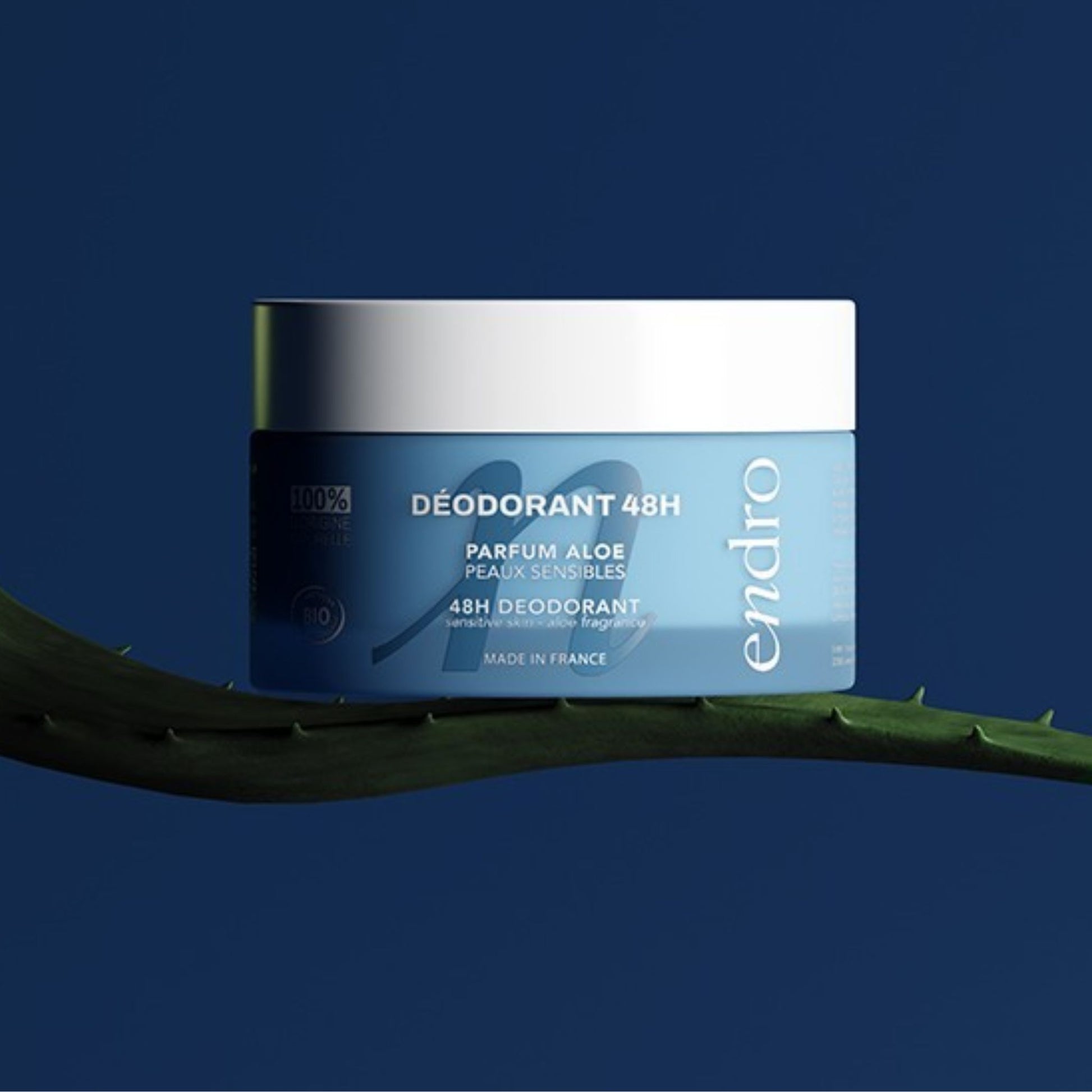 Balsamo deodorante per pelli sensibili profumo di Aloe