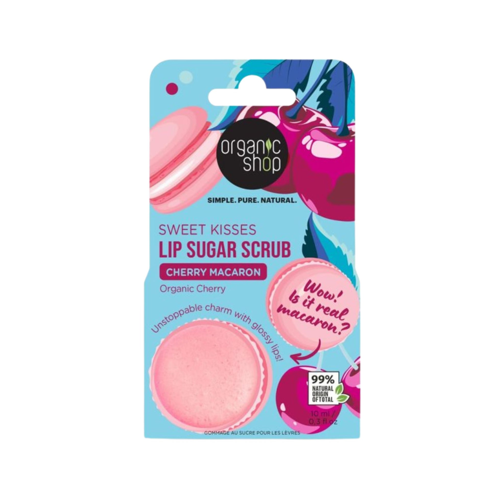 CHERRY MACARON LIP SUGAR SCRUB