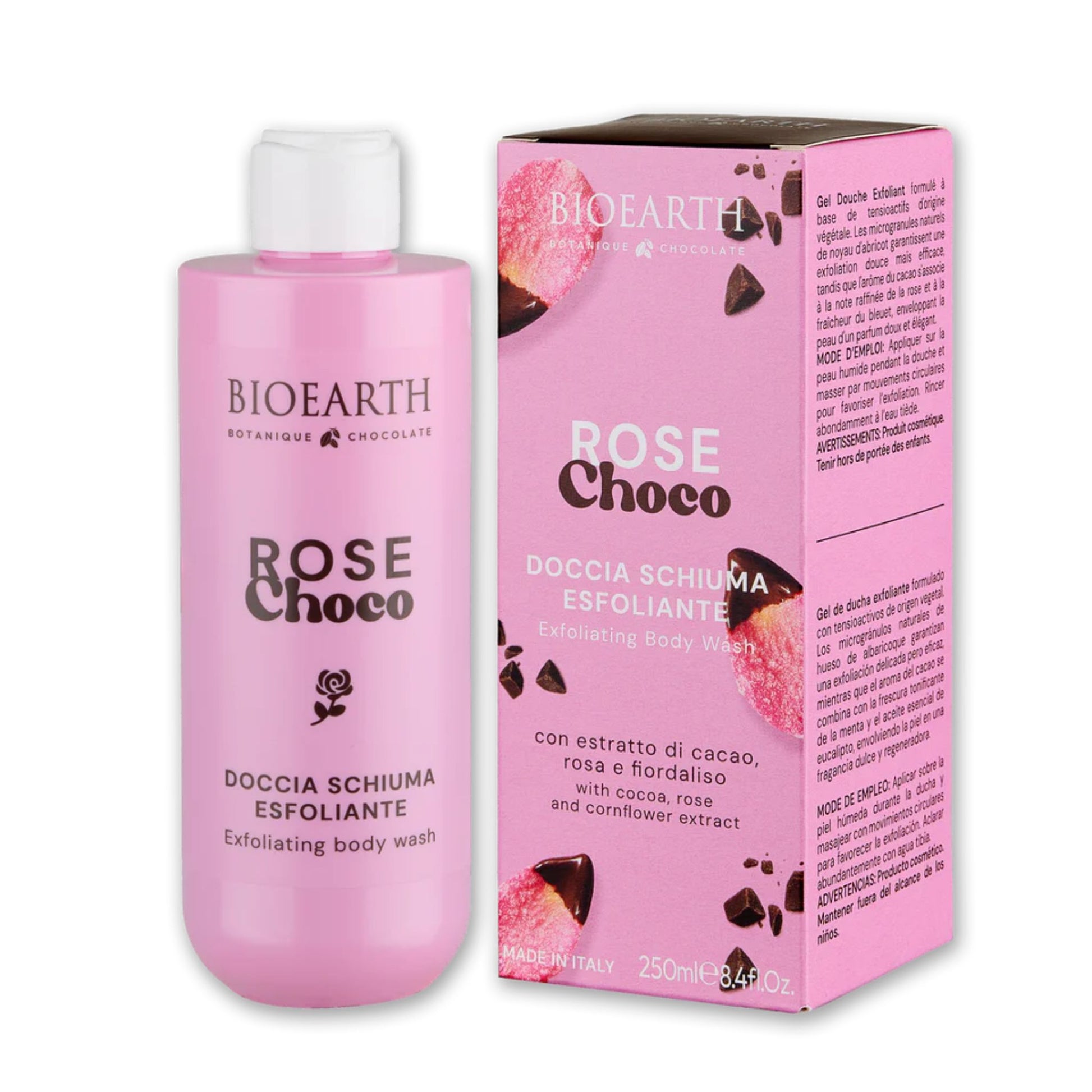 Doccia Schiuma Esfoliante Rose Choco