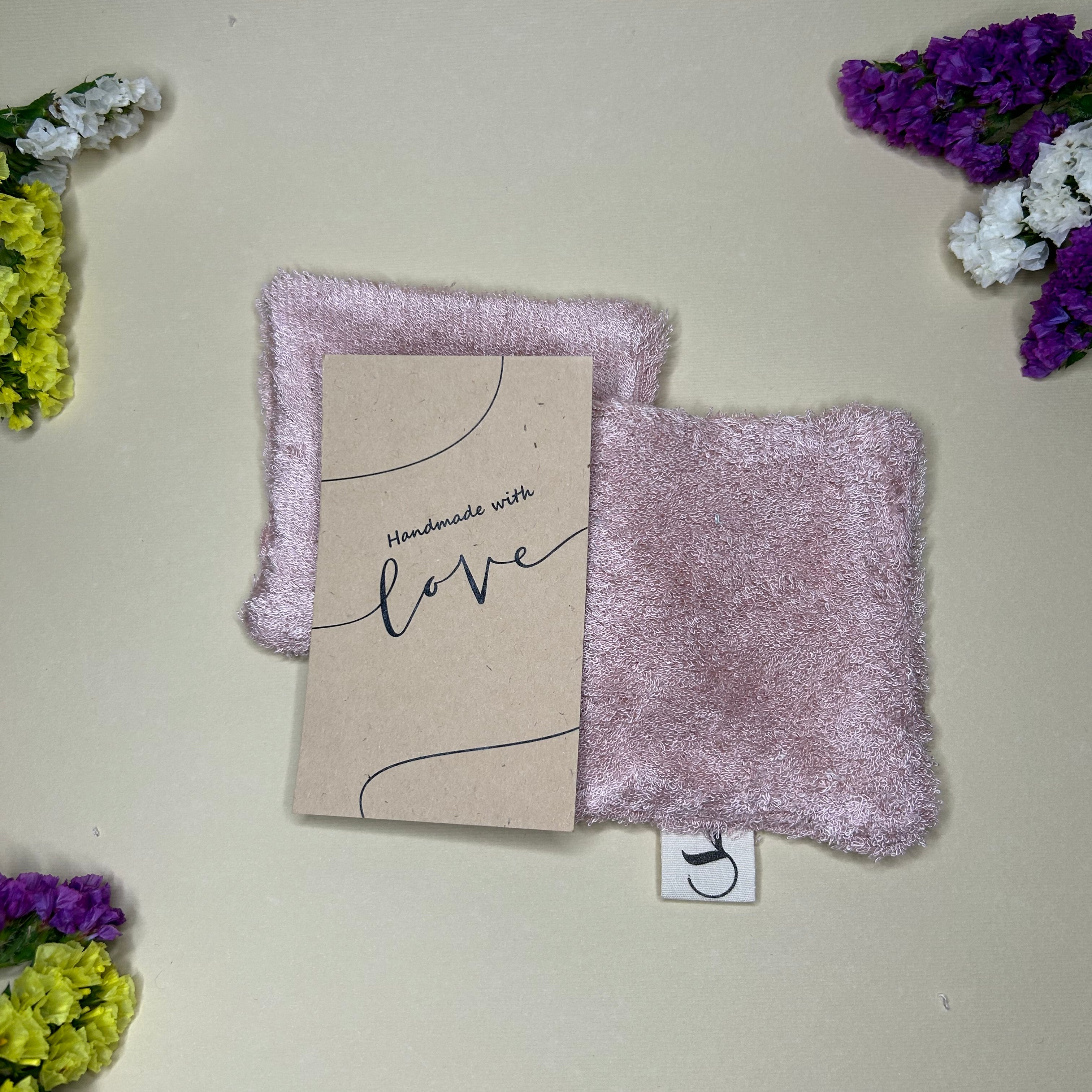 Pad Struccanti Rosa Antico - Handmade
