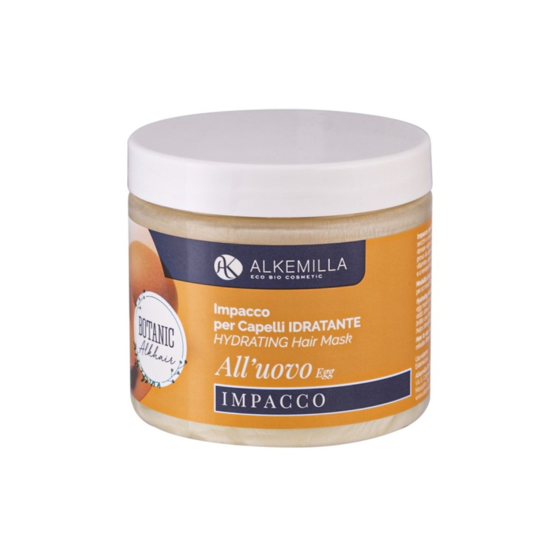 Impacco per Capelli Idratante all'Uovo