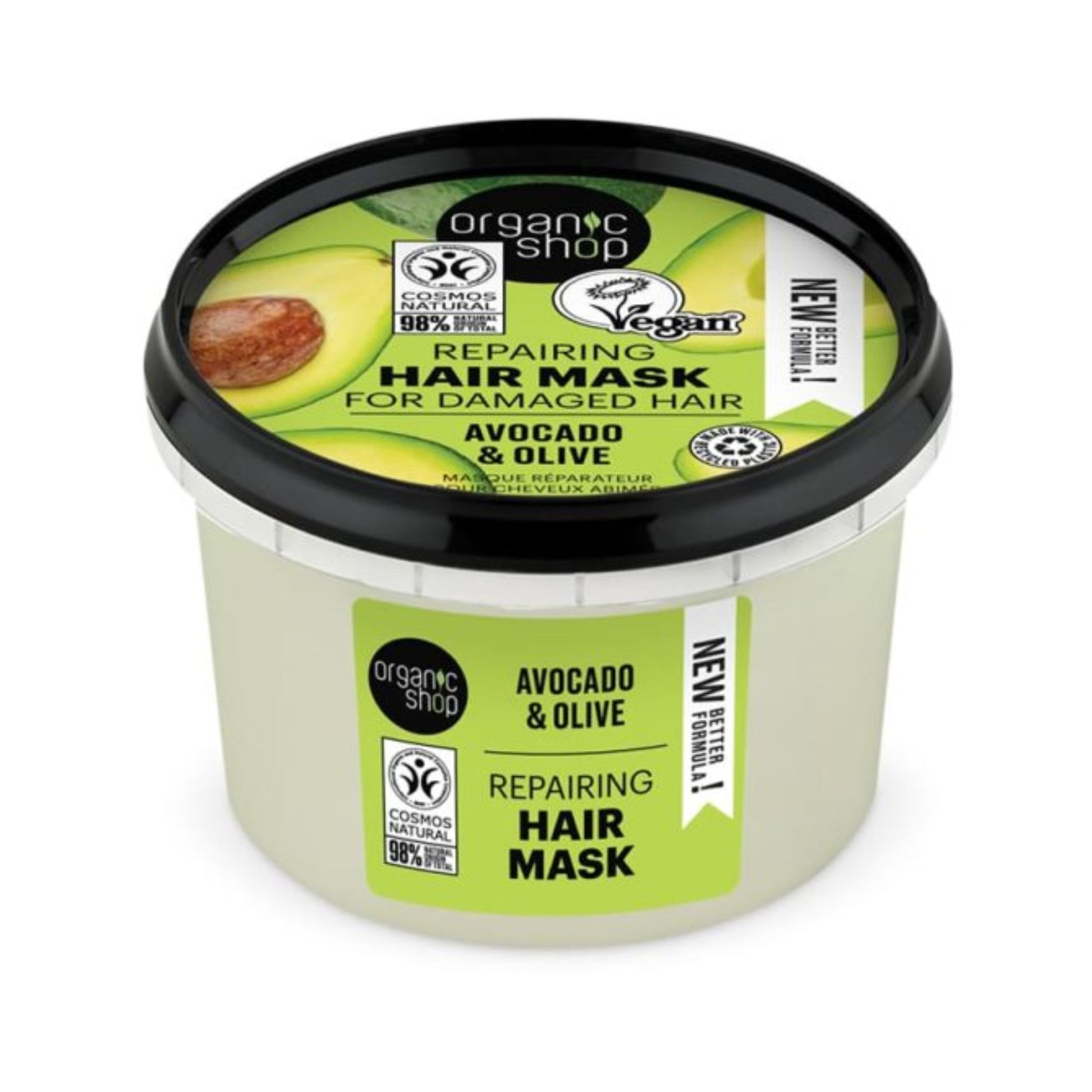 MASCHERA CAPELLI AVOCADO E OLIO DI OLIVA