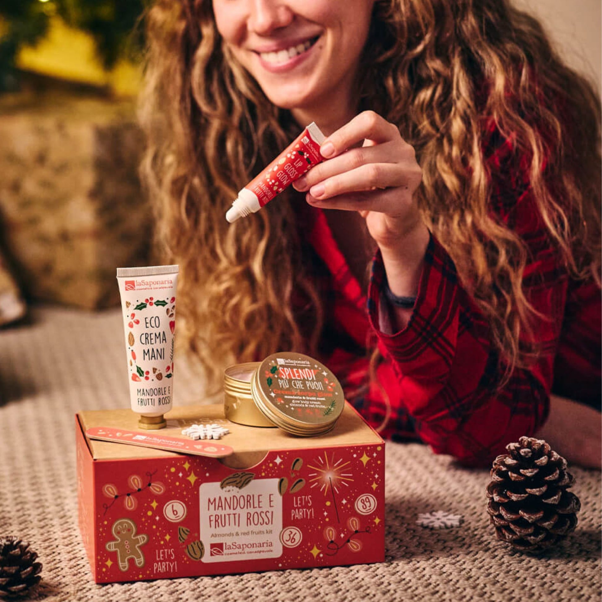 Mandorle e frutti rossi - Cofanetto per le Feste