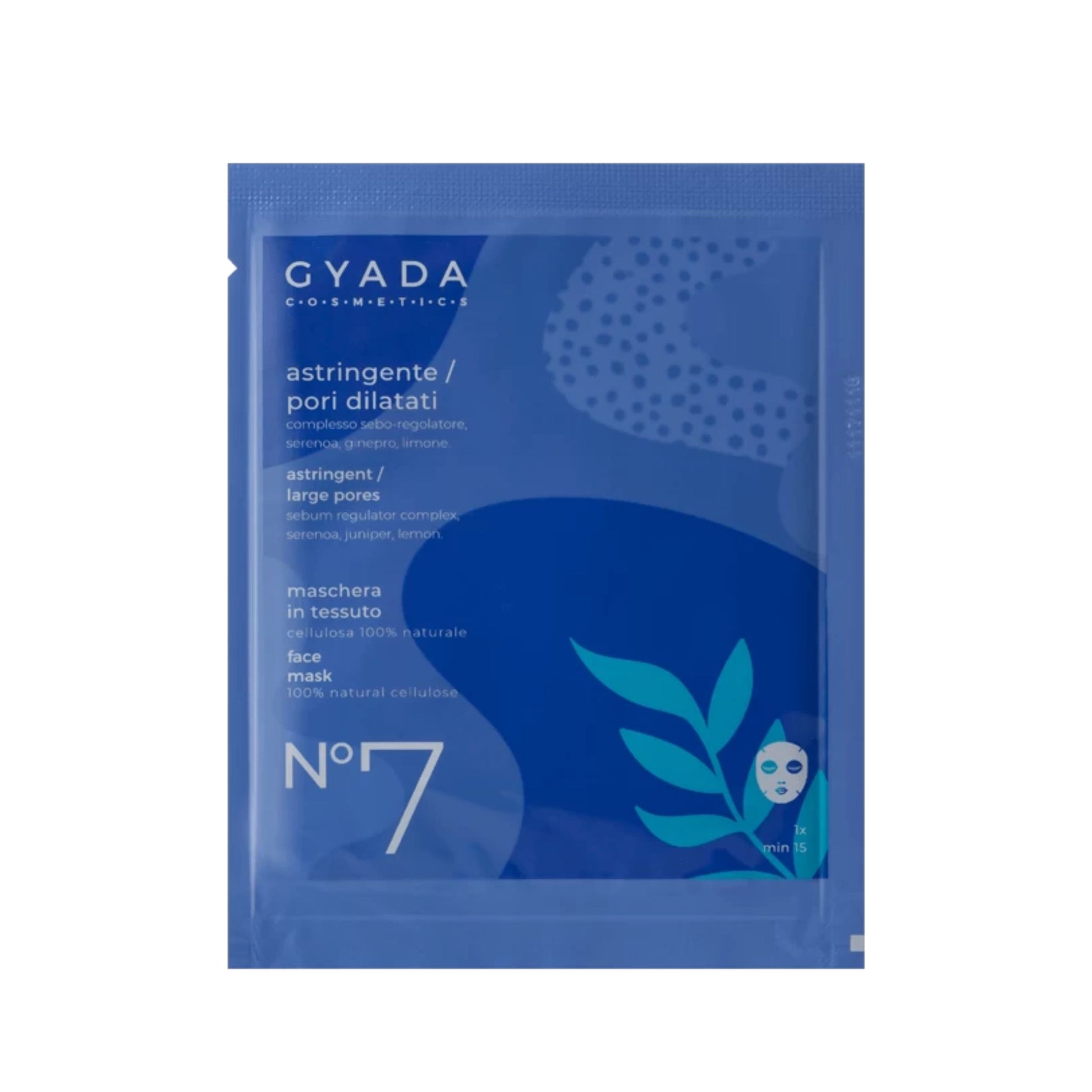 Maschera in Tessuto n.7 - Astringente Pori Dilatati
