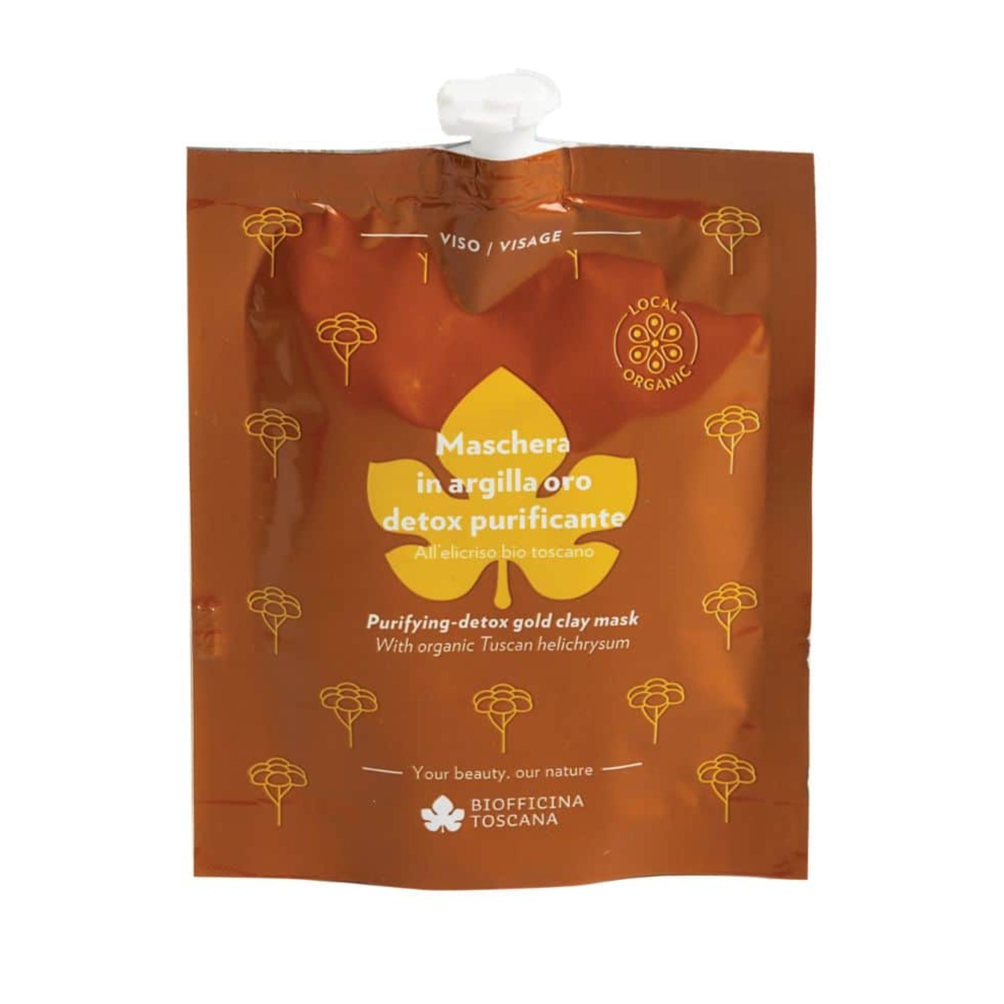 Maschera in argilla oro detox-purificante