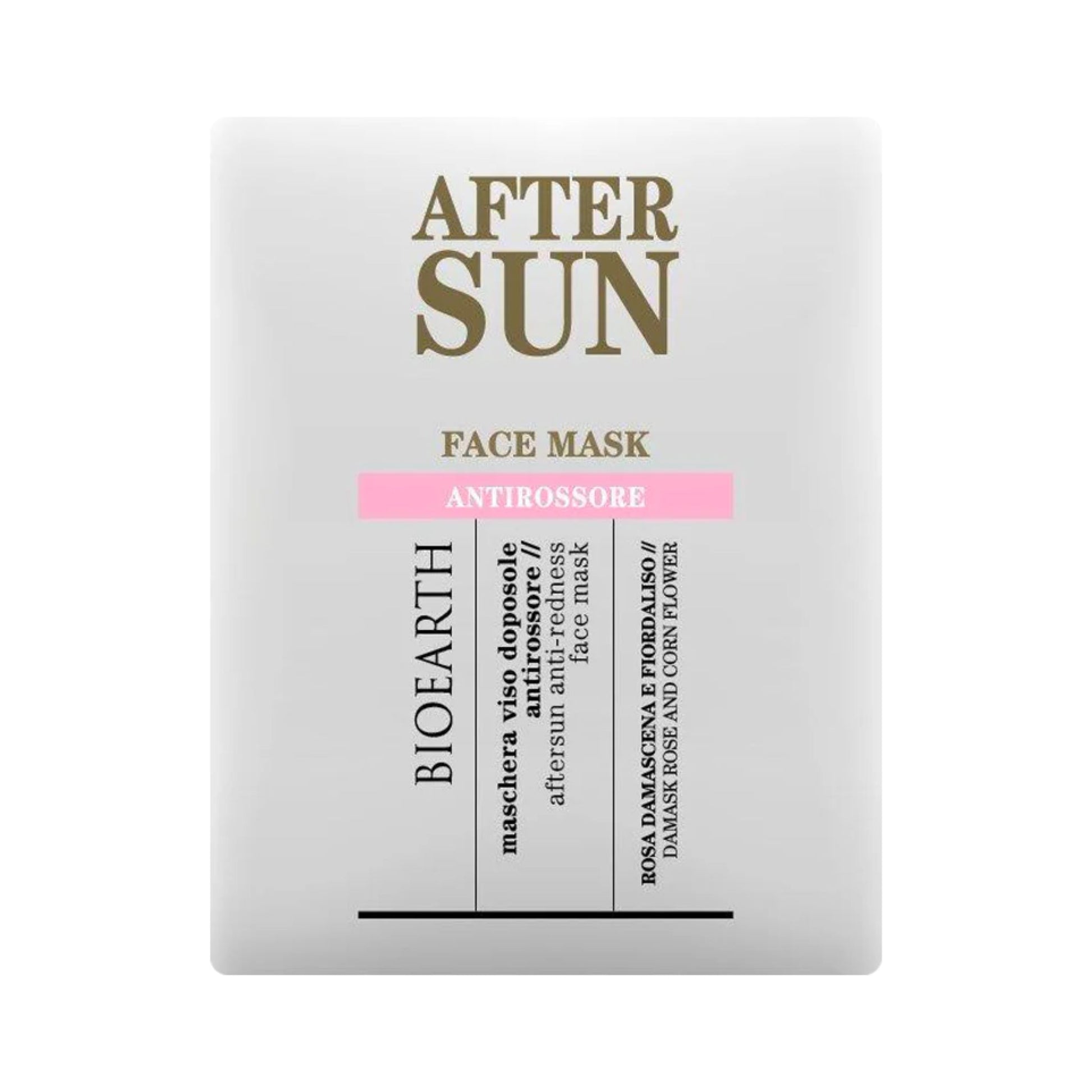 Maschera viso antirossore