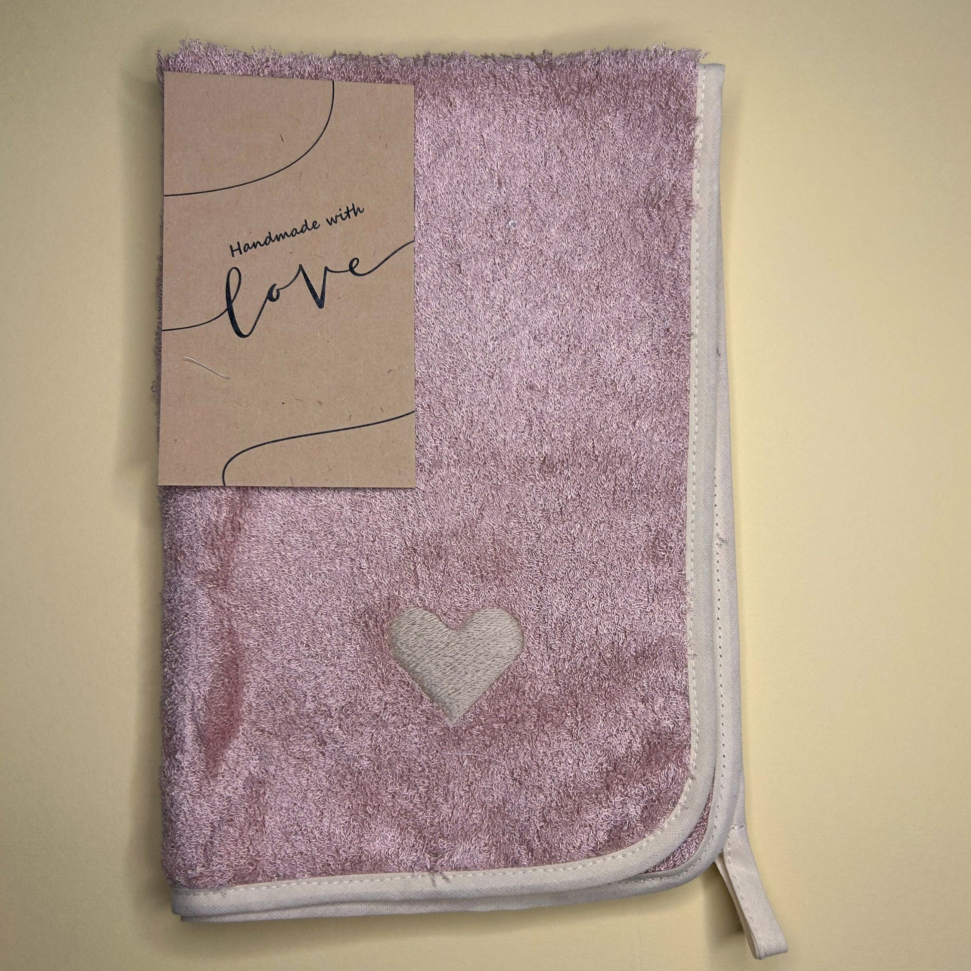 Asciugamano Viso Bambù Rosa