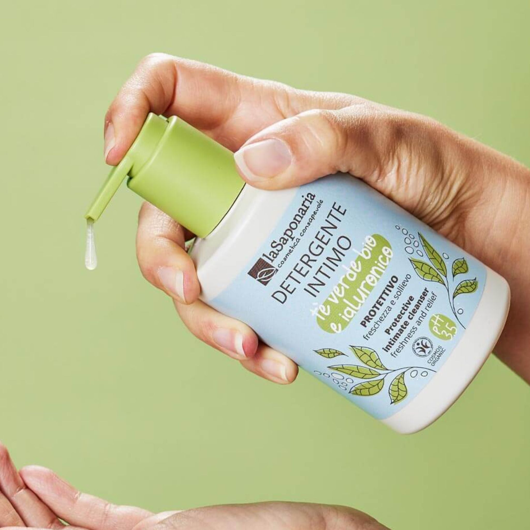 Detergente intimo Protettivo - Tè verde Bio & Ialuronico