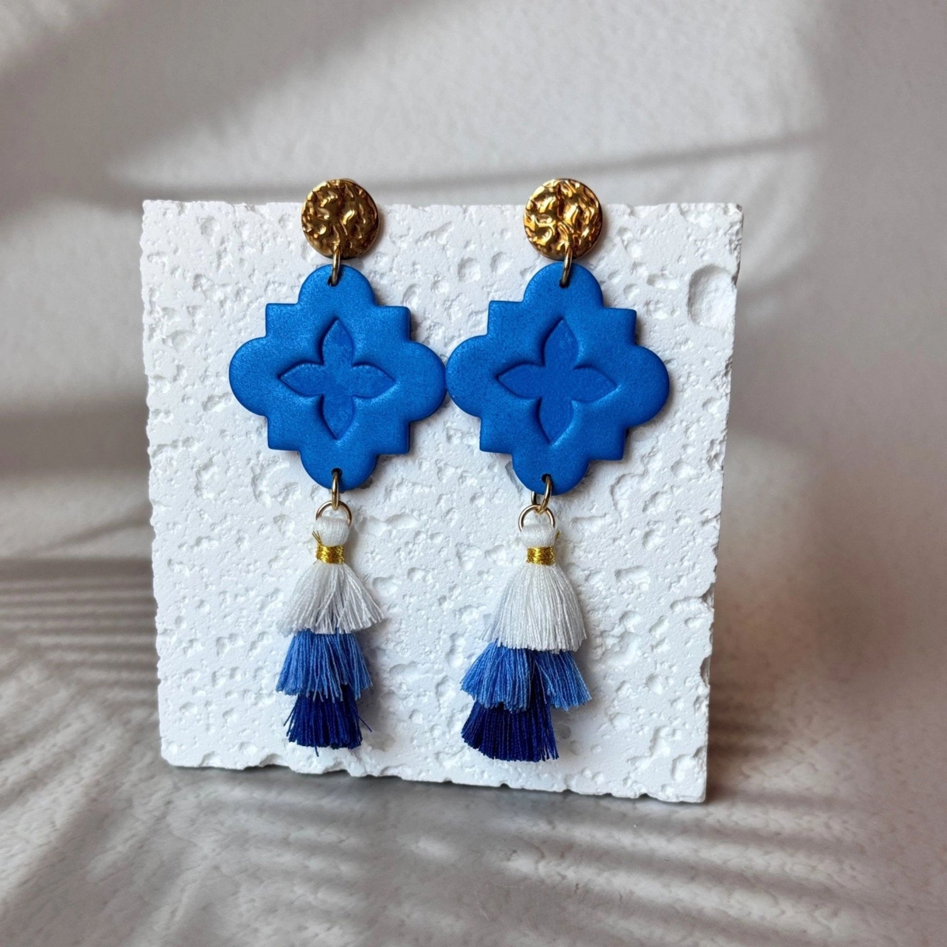 Positano Vibes - Orecchini Artigianali Colorati con Frange