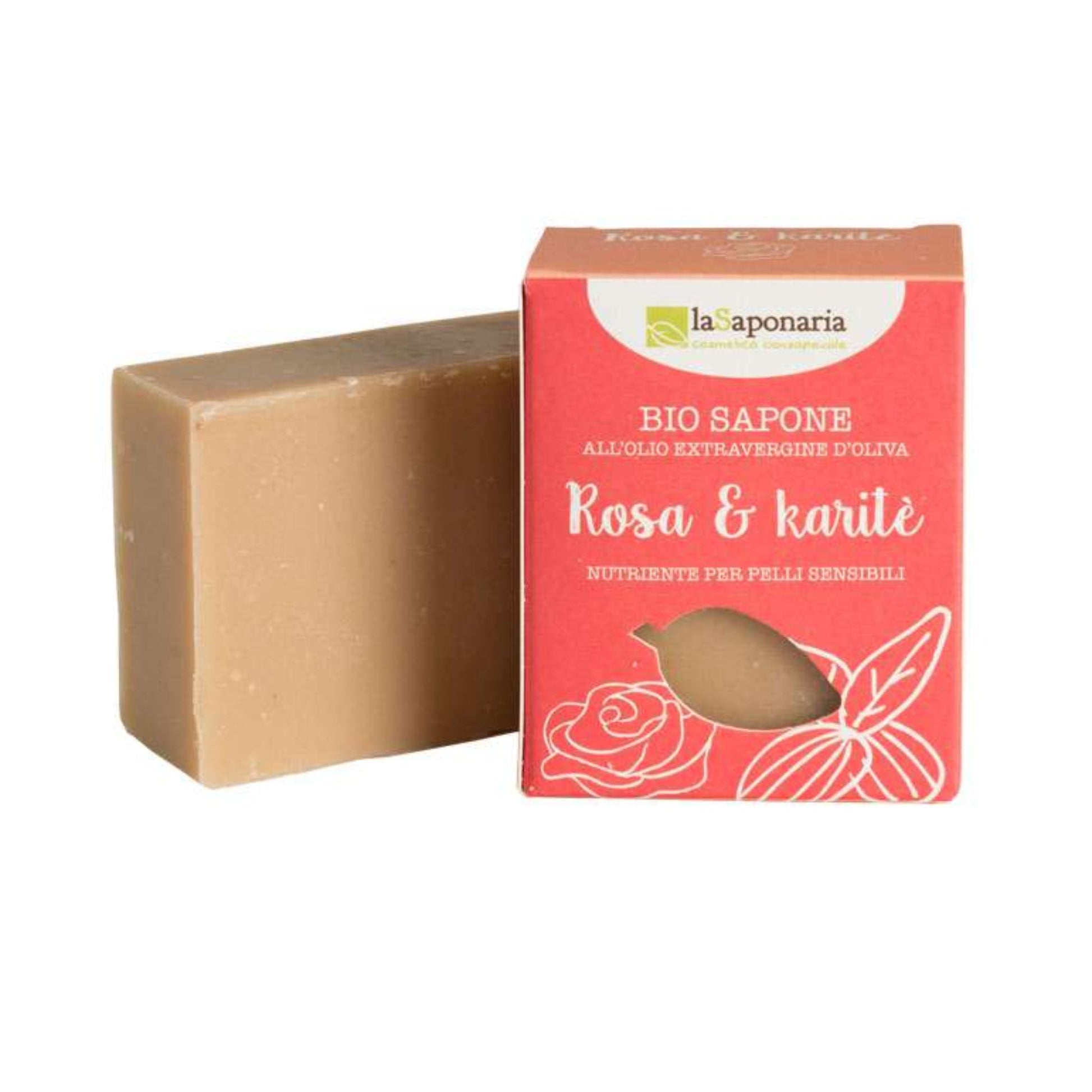 Sapone rosa e burro di karitè
