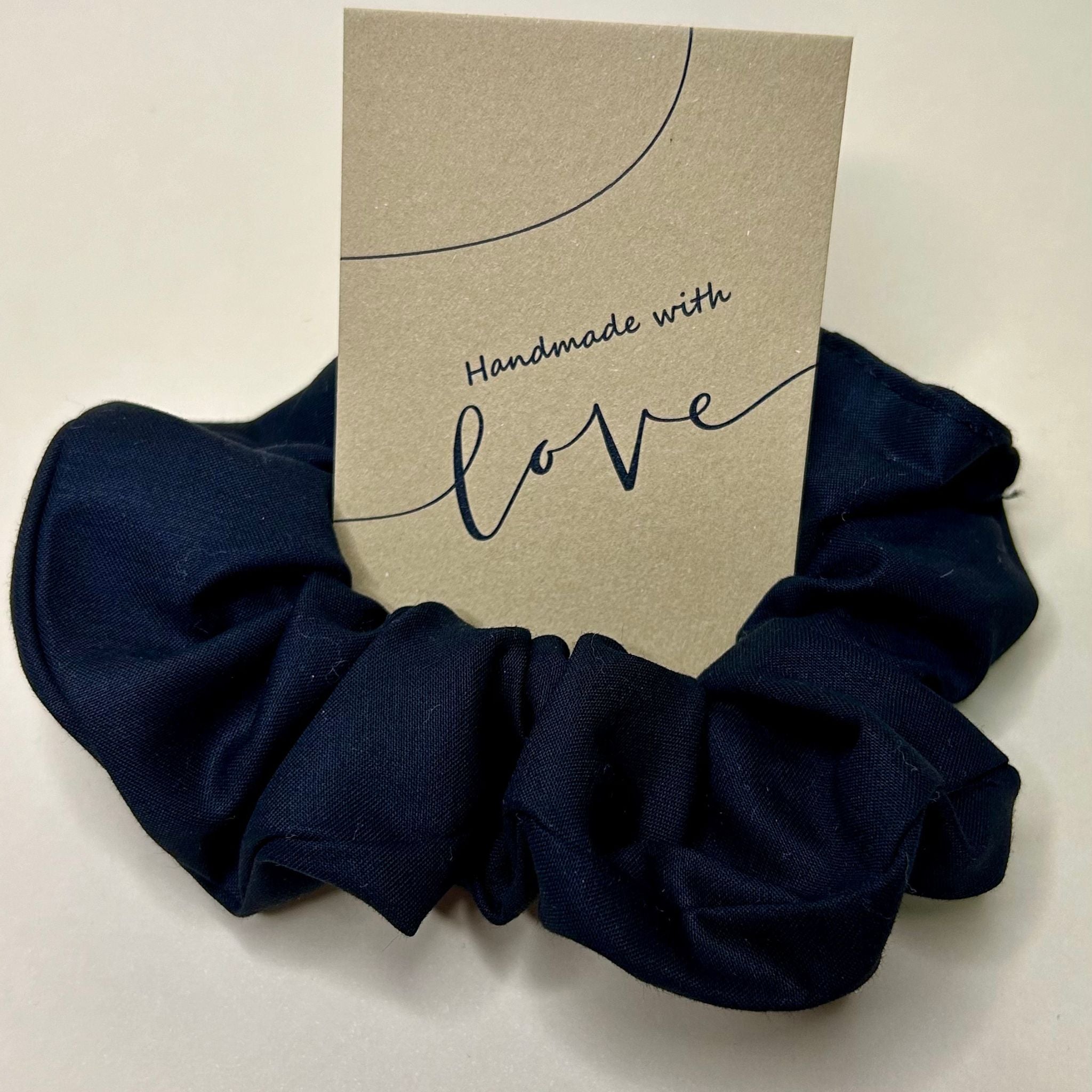 Scrunchie nero handmade