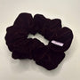 Scrunchies Velluto Bordeaux Scuro